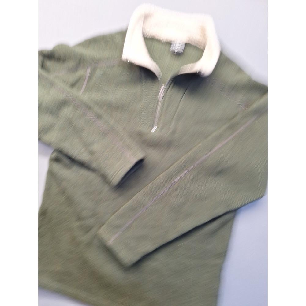 KUHL Europa 1/4 Zip Fleece Men's Medium Sweater‎ Green ALFPACA Hiking Outdoor